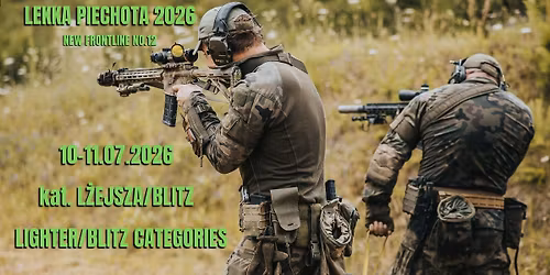 Lekka Piechota 2026 - kat. L\u017bEJSZA\/BLITZ \/ Light Infantry 2026 New Frontline No.12 - LIGHTER\/BLITZ-