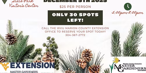 2025 Marion County Master Gardener Wreath Workshop