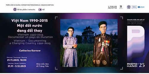 Tri\u1ec3n l\u00e3m "Vi\u1ec7t Nam 1990-2015 - M\u1ed9t \u0111\u1ea5t n\u01b0\u1edbc \u0111ang \u0111\u1ed5i thay" | Photo Hanoi '25