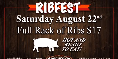 Rib Fest at Borchert's Meat Market