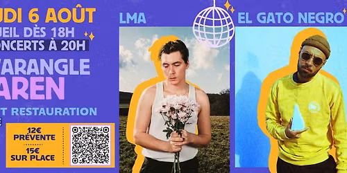 Concert au Mas de Varangle ! EL GATO NEGRO & LMA !