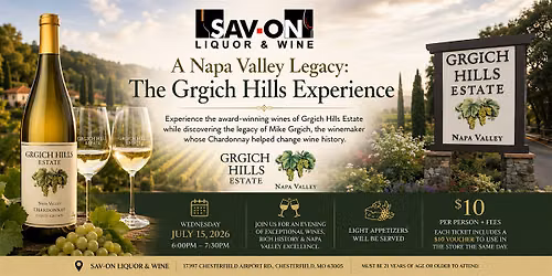 A Napa Valley Legacy: The Grgich Hills Experience