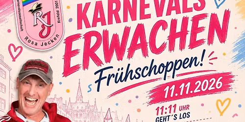 Karnevalserwachen der KG Rosa Jecken Krefeld e. V.