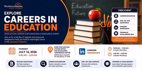 Explore Careers in Education: Career Resources & LinkedIn Workshops