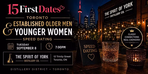 Toronto Established Older Men & Younger Women Speed Dating