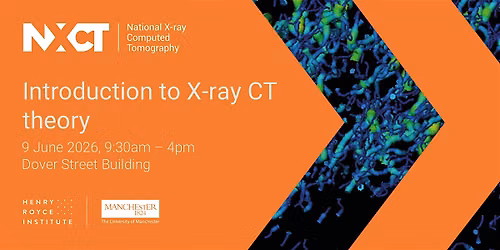 In-person Training Course: Introduction to X-ray CT theory (9 June 2026)