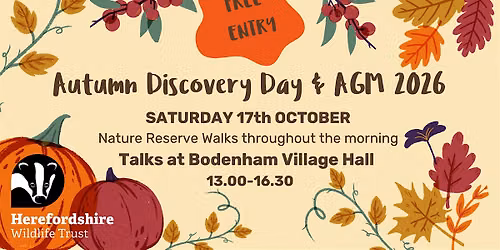 Autumn Discovery Day and AGM