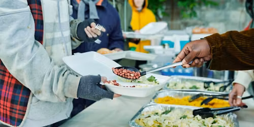 Feeding and clothing those in need 