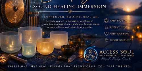 SERENITY SUNDAY SOUND BATH