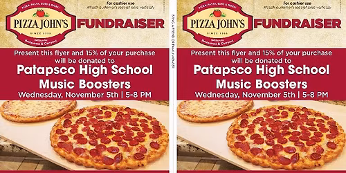 Pizza John\u2019s PTAP Fundraiser