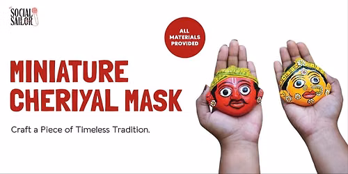 Miniature Cheriyal Mask - Banglore