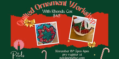 Quilted Ornament Workshop