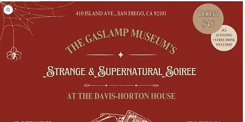 A Strange and Supernatural Soiree at the Davis-Horton House
