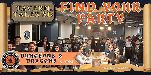March 24th - Find Your Party: AleSmith (D&D)