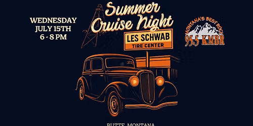 KMBR Summer Cruise Night at Les Schwab Tire Center