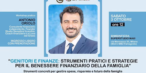 Workshop: "Genitori e finanze"