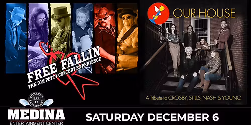 Hey Medina, MN! Don't Miss this TOM PETTY CONCERT EXPERIENCE & CSNY tribute at Medina!