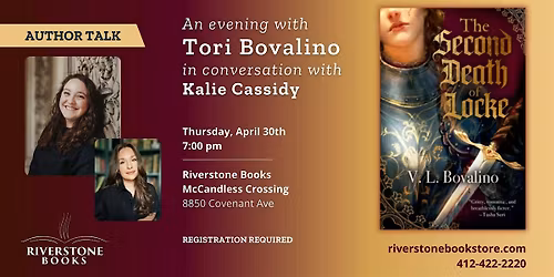 An Evening with Tori Bovalino in Conversation with Kalie Cassidy