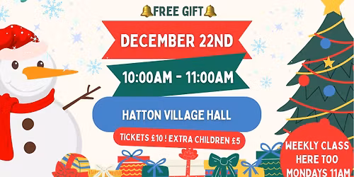 Festive & Frozen Zumbini Christmas Party