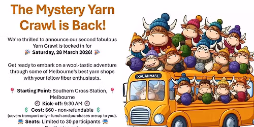 Crafty Cows Yarn Crawl 2026