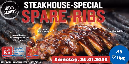 Steakhouse-Special: SPARE-RIBS