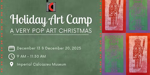 Holiday Art Camp: A Very Pop Art Christmas