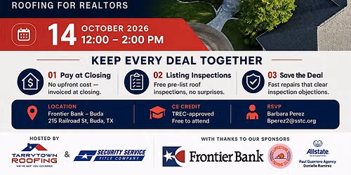 CE Lunch & Learn - Roof IQ: Roofing for Realtors