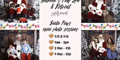 Santa Paws Pictures @ the Paw Spa