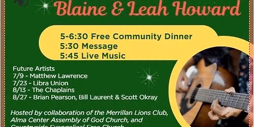 Merrillan Meals & Music - Blaine & Leah Howard