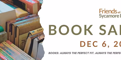Friends of Sycamore Library: Winter Book Sale (One Day Only!)