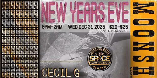 SPACE New Year's with Moonshake