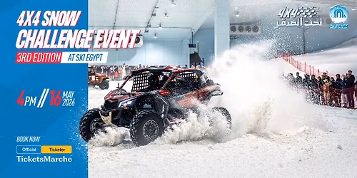 Ski Egypt\u2019s 4x4 Snow Challenge Event, the 3rd edition