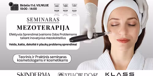 Seminaras: Mezoterapija | Vilnius