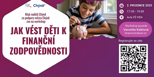 WORKSHOP: Jak v\u00e9st d\u011bti k finan\u010dn\u00ed zodpov\u011bdnosti
