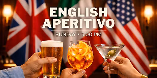 Sunday English Aperitivo in Brescia @CascinaParcoGallo (17:00\u201319:00)
