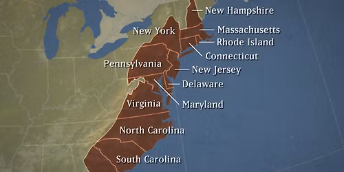 How the Thirteen Original Colonies Grew