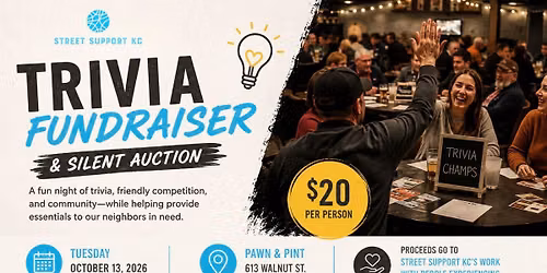 Street Support KC Trivia Night Fundraiser