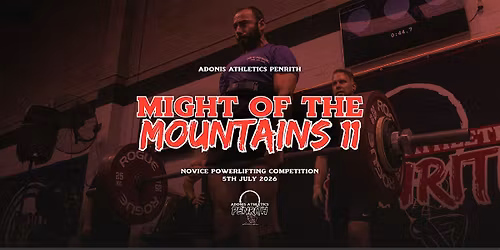 Might Of The Mountains 11 - Novice Powerlifting Competition