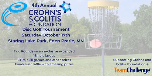 4th Annual Crohn's and Colitis Disc Golf Tournament