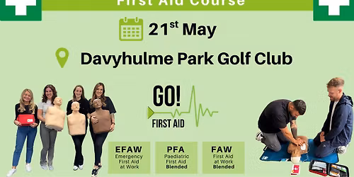 First Aid Training - Davyhulme Park Golf Club