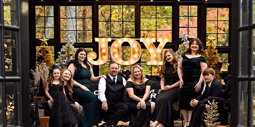 Black and Gold Greenhouse Christmas Sessions