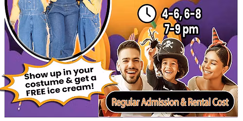 Family Halloween Costume Skate! \ud83d\udc7b