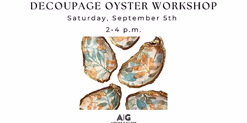 Decoupage Oyster Shell Workshop