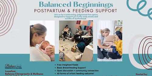 Balanced Beginnings: Postpartum & Feeding Support Group