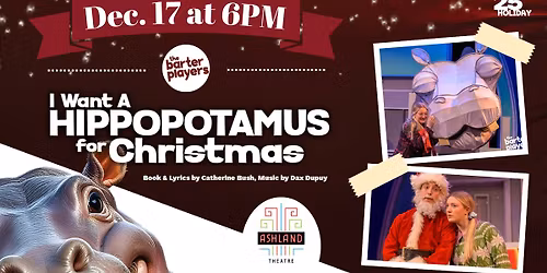 I Want a Hippopotamus for Christmas - Live on stage!