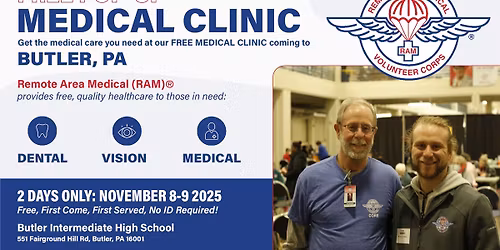 RAM Free Clinic - Butler, PA