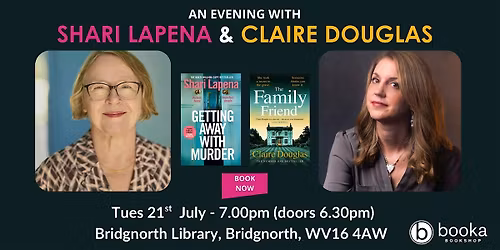 An Evening with Shari Lapena & Claire Douglas