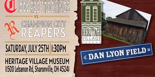 1869 Cincinnati Red Stockings vs. Champion City Reapers