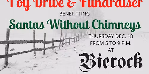 Toy Drive & Fundraiser for Santas Without Chimneys 2025