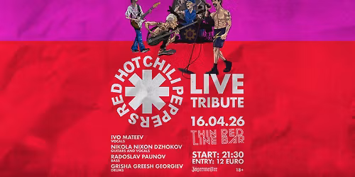 RED HOT CHILI PEPPERS - LIVE TRIBUTE @ Thin Red Line Bar - 16.04.2026